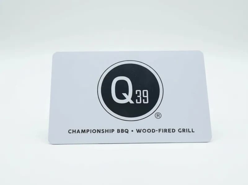 Kansas City Gift Card Auction – Joe’s KC BBQ, Q39, Blind Box BBQ, DoorDash, AMC & Jiffy Lube, close-up view