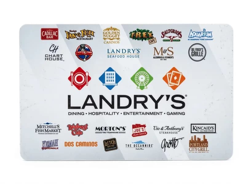 Gift Card Auction #2 - Crumbl, Top Golf, DoorDash, Landry's, AMC, Fogo De Chao, rear view