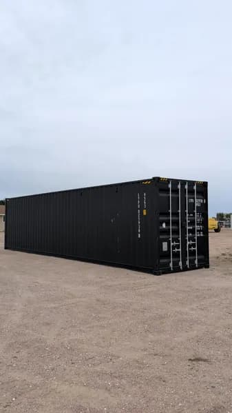 40' One-Trip Shipping Container - Secure Storage / Conex - Three Side Doors, primary view