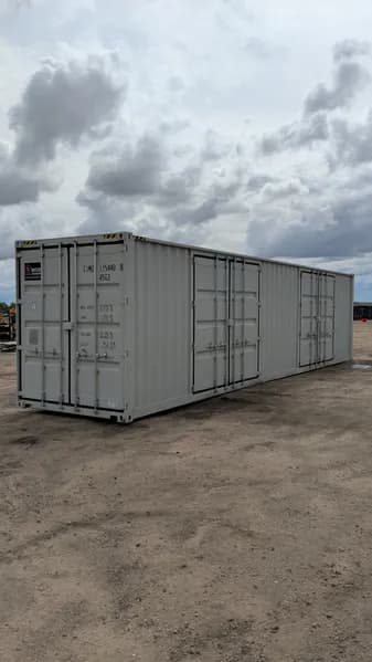 40' One-Trip Shipping Container - Secure Storage / Conex - Two Side Doors, primary view